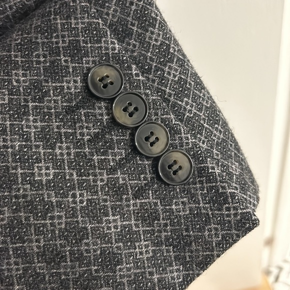 Top man wool print blazer size m , 38. Sport jacket - Picture 3 of 5